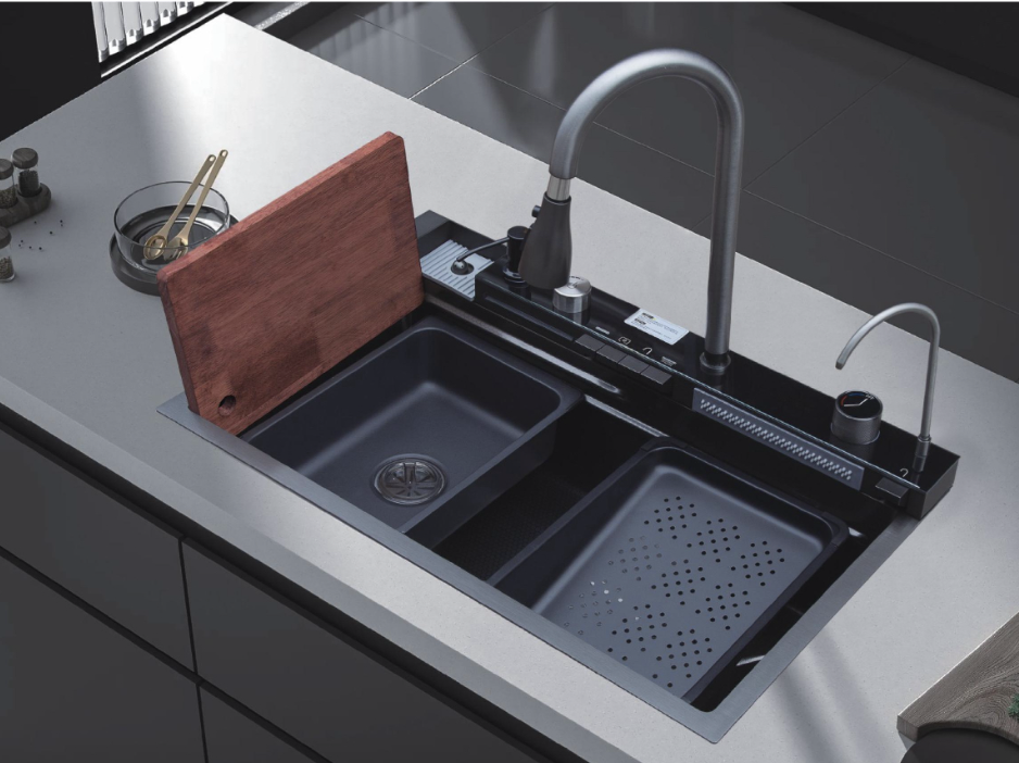 سینک آبشاری استیل یوهوی